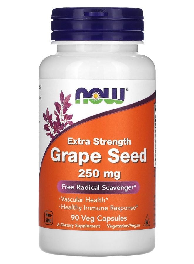 now Grape Seed Extra Strength  250 mg 90 Veg Capsules