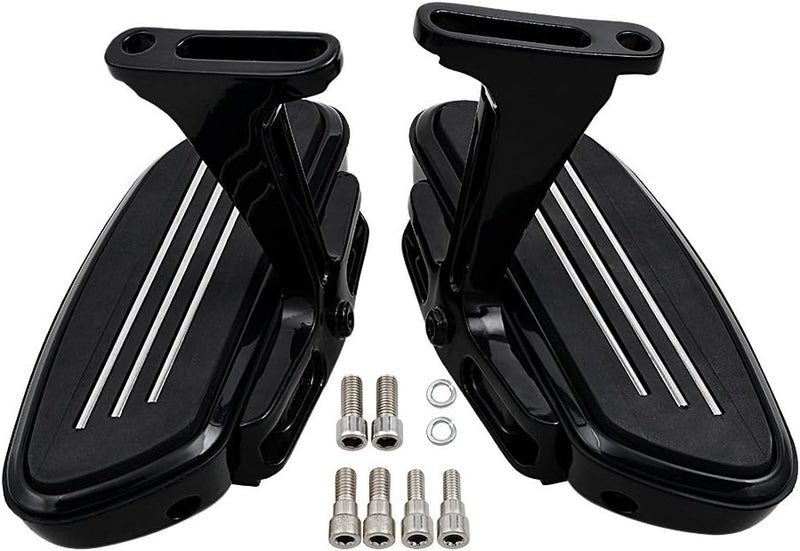 Astra Depot Streamline Passenger Floorboards Kit for 1993-2018 Harley Touring Models - Image 1