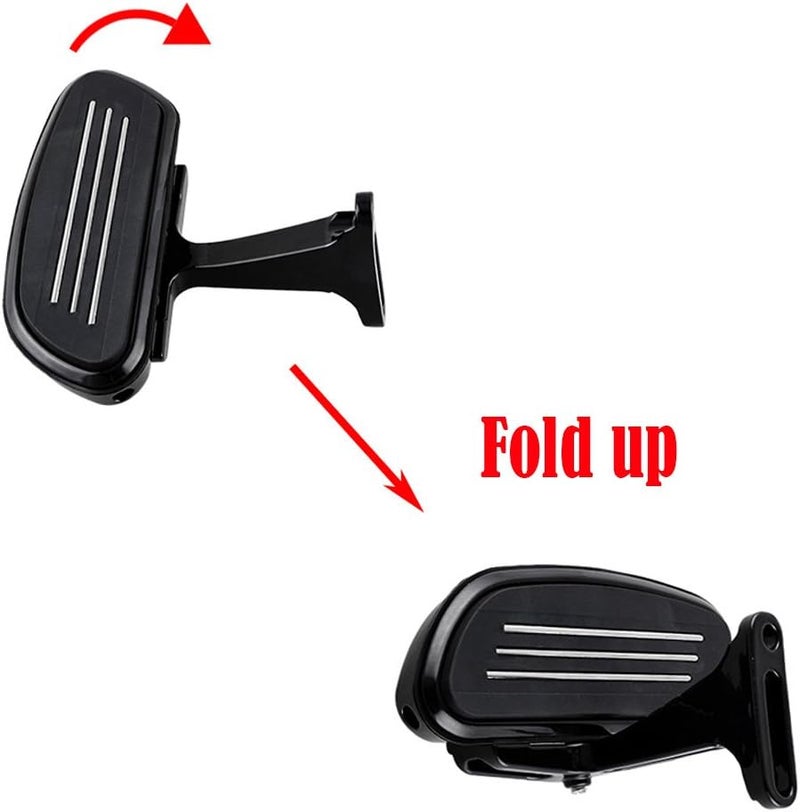 Astra Depot Streamline Passenger Floorboards Kit for 1993-2018 Harley Touring Models - Image 3