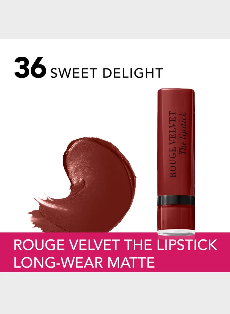 BOURJOIS PARIS Bourjois Rouge Velvet The Lipstick – 36 – Sweet Delight, 2.4g