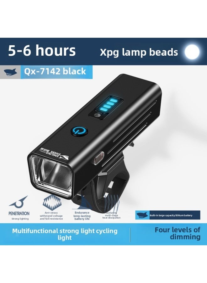 Generic Multi-functional Night Riding Strong Light LED Bicycle Light Easy To Disassemble Mountain Bike Special Light Control Induction Riding Equipment 