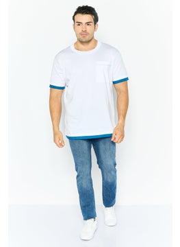 Men Crew Neck Short Sleeves Plain T-Shirt, White - pzsku/Z597A6109F67128901DC3Z/45/_/1737642583/fd81f878-aa5a-4e1c-85f3-2f66b1e7339b