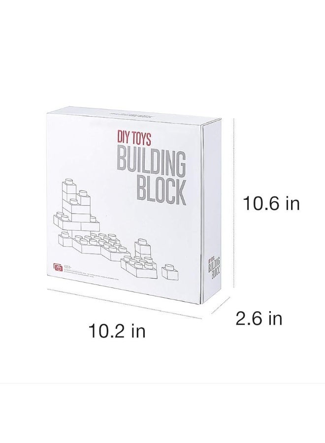 Lekebaby Building Bricks 1500 PCS Classic Building Blocks, Compatible with All Major Brands, White - Image 5
