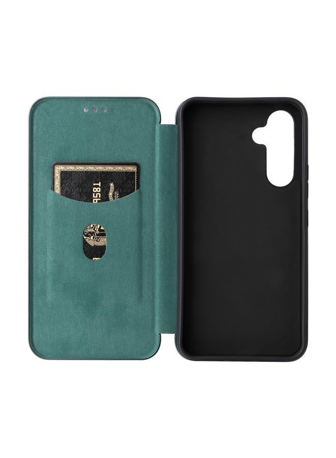 S-TOP Case For Samsung Galaxy A54 5G Carbon Fiber Texture Flip Leather Phone Case - Image 4