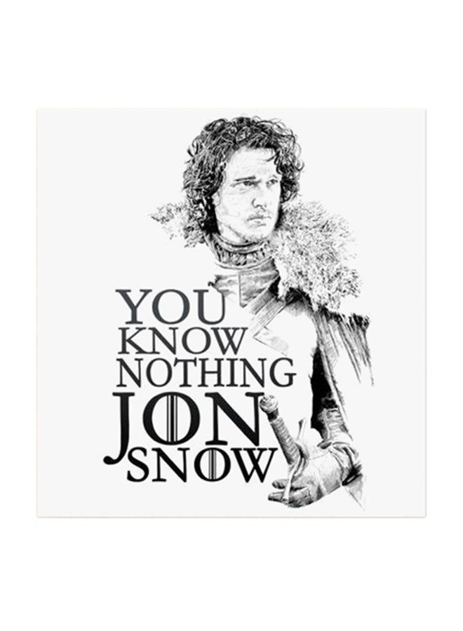 RYN Game of Thrones MDF Wall Art Multicolour 30x30centimeter - Image 1