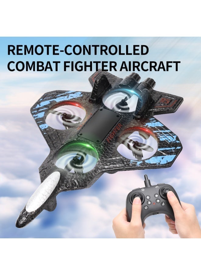 MUMO Rc Jet Fighter Drone - LED Lights, USB Charging Remote Control Airplane Toy for Kids Adults Long-Lasting Battery, Acrobatic Performance, Outdoor Fun - Image 3