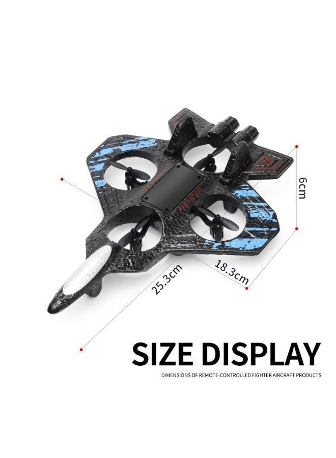 MUMO Rc Jet Fighter Drone - LED Lights, USB Charging Remote Control Airplane Toy for Kids Adults Long-Lasting Battery, Acrobatic Performance, Outdoor Fun - Image 5