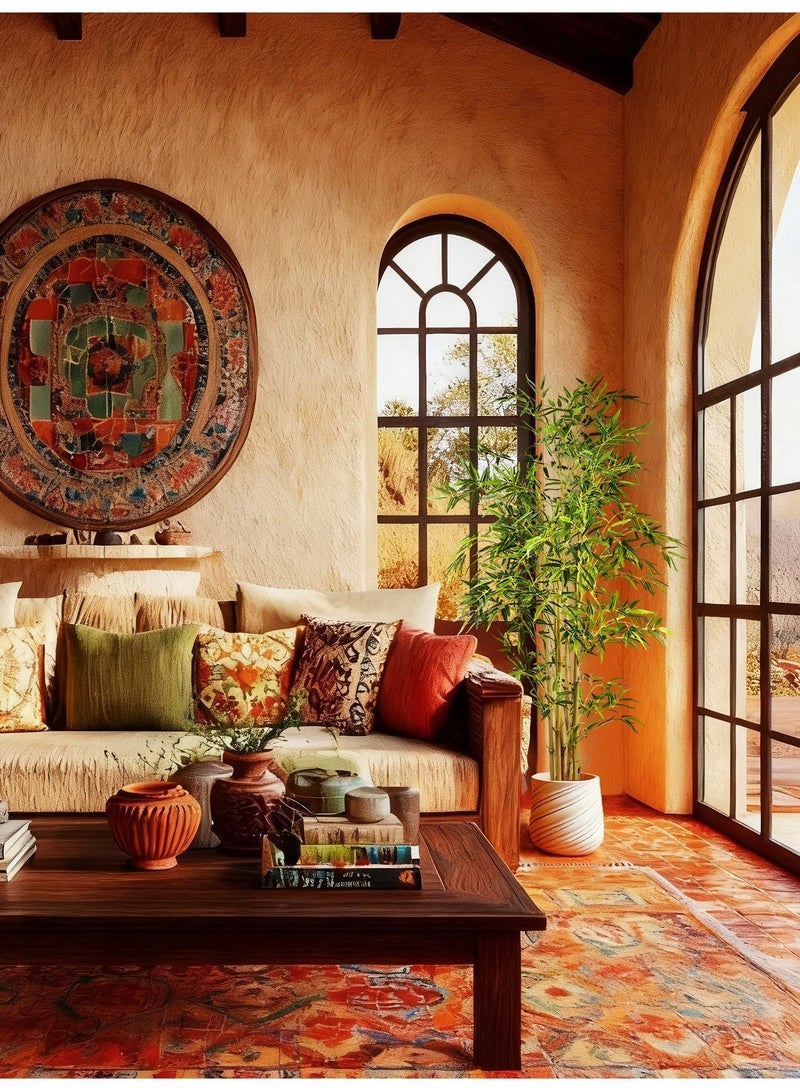 أصيص ماغنيسيا إسمنتي بنقشة حلزونية (26 × 27 سم) – ديكور منزلي فاخر - Image 3