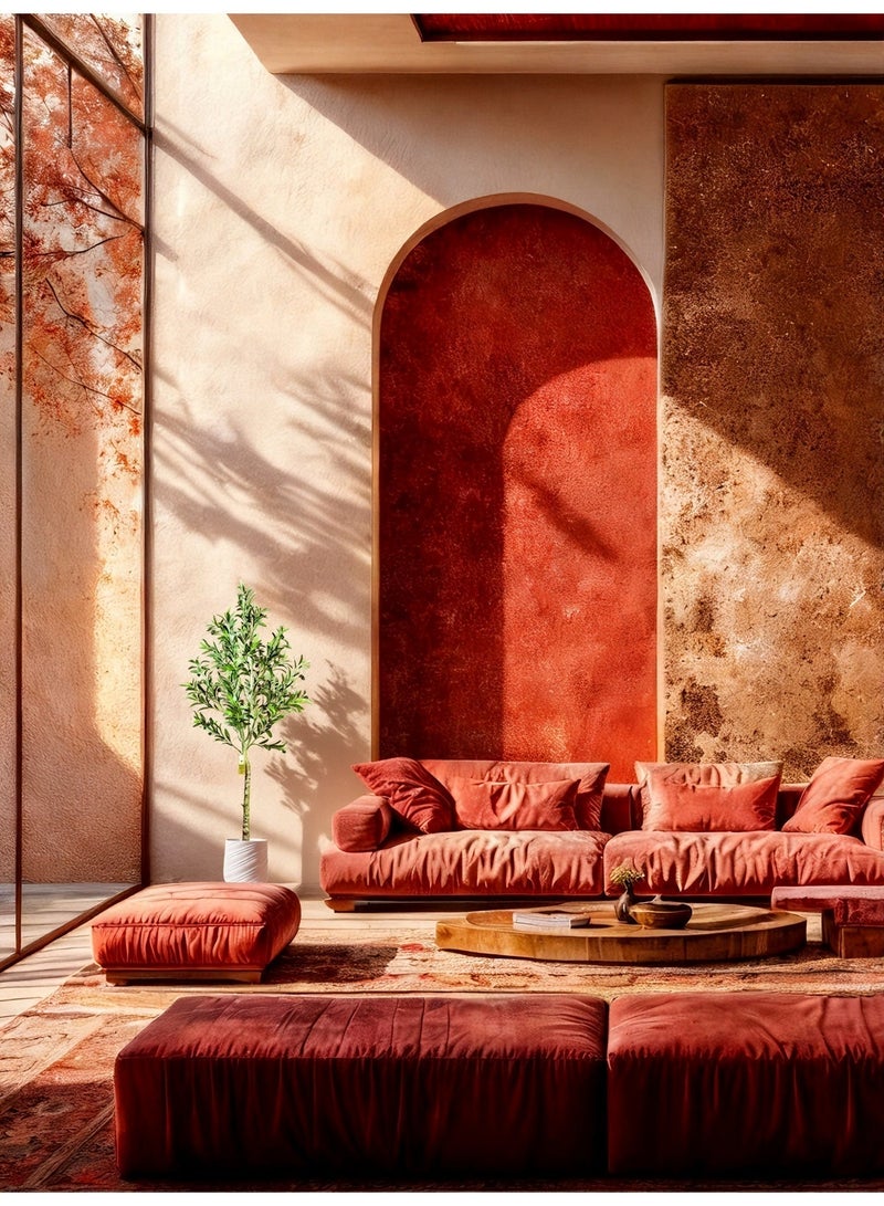 أصيص ماغنيسيا إسمنتي بنقشة حلزونية (26 × 27 سم) – ديكور منزلي فاخر - Image 4