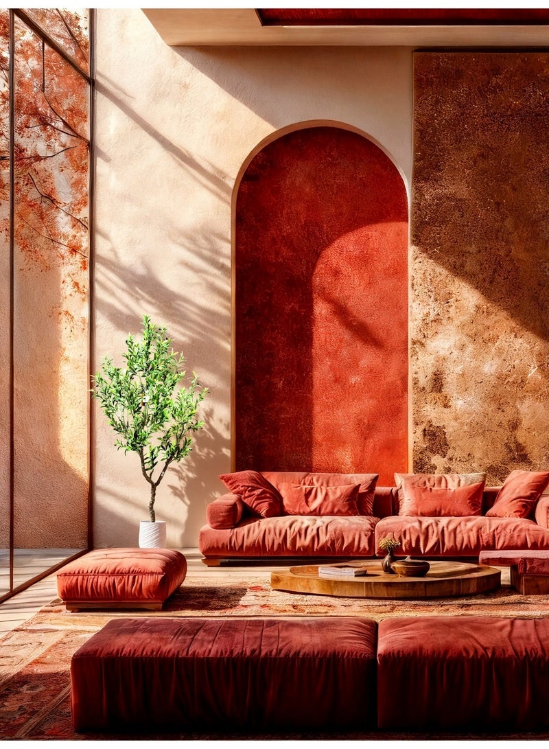 أصيص ماغنيسيا إسمنتي بنقشة حلزونية (26 × 27 سم) – ديكور منزلي فاخر - Image 5