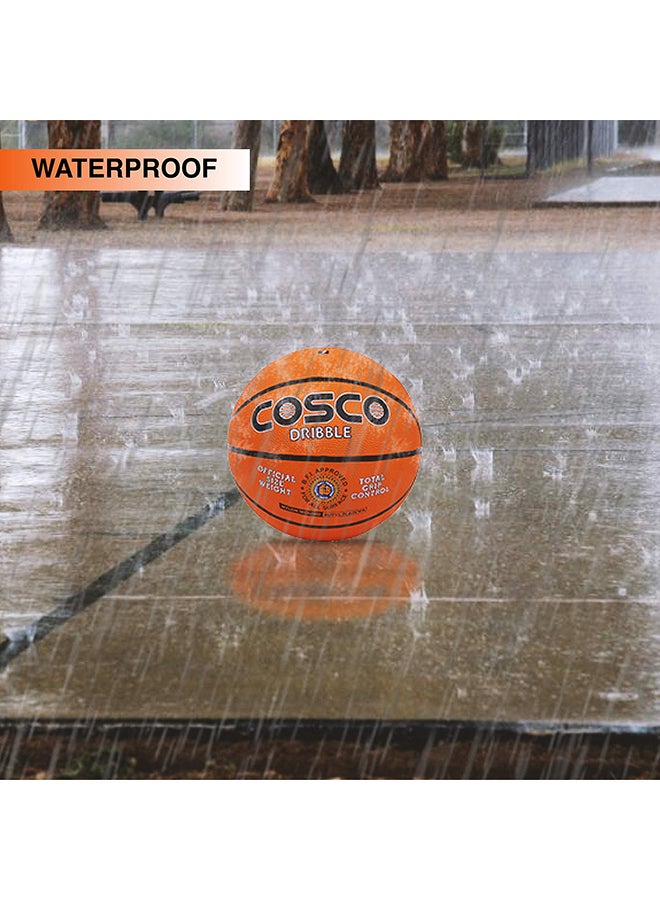 COSCO كرة سلة قابلة للتدحرج (برتقالية، مقاس: 5) | مطاطية | تدريب | ملعب داخلي|ملعب خارجي - Image 4