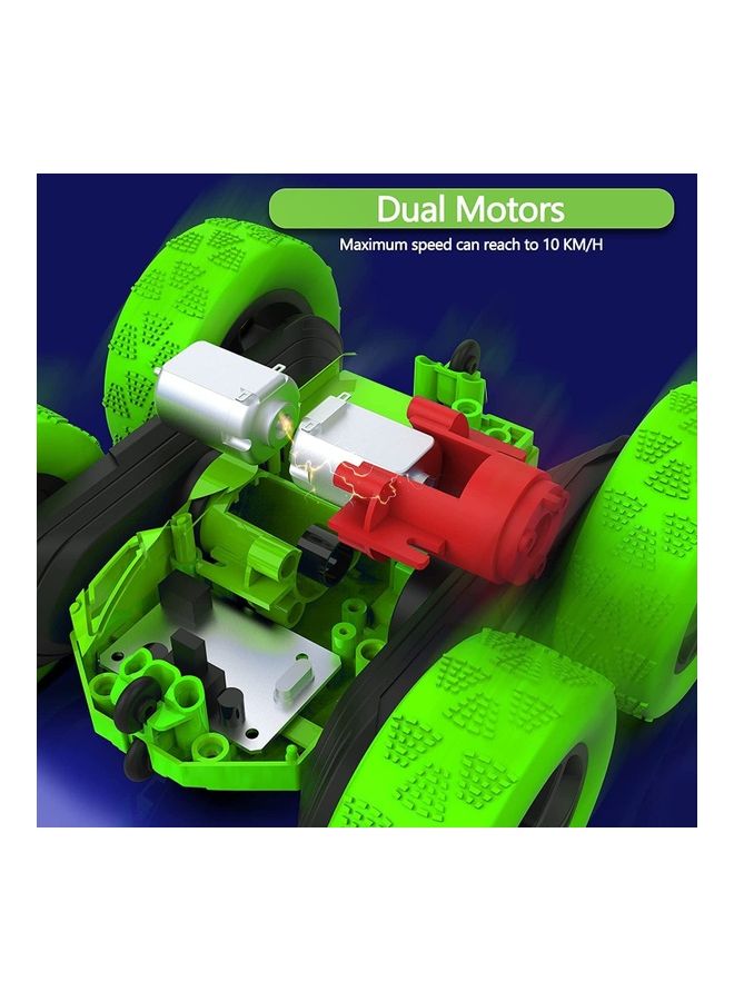 Alyashmac RC Stunt Car Toy Green 17x16x7.5cm - Image 4