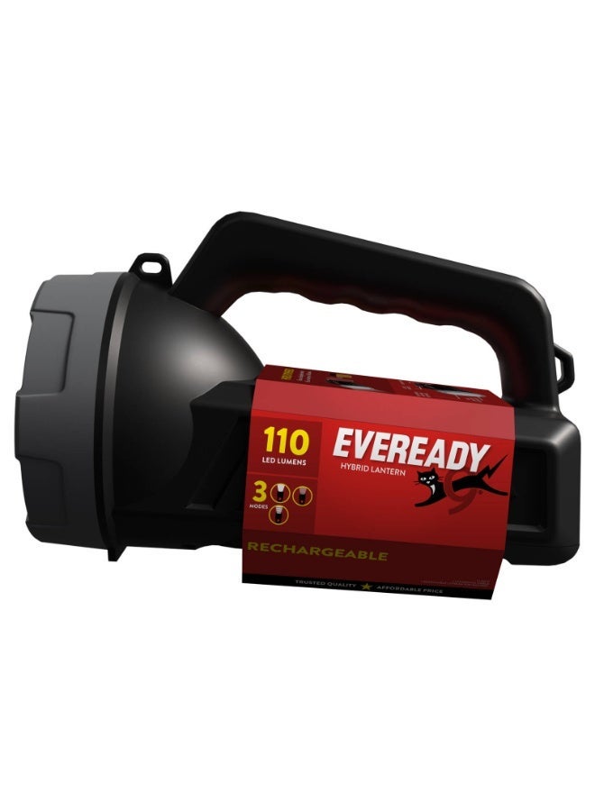 إفريدي مصباح LED هجين قابل لإعادة الشحن بقوة 110 لومن، مصباح تخييم ثنائي الطاقة يدعم بطاريات الليثيوم أيون أو بطاريات AA، شحن USB وتصميم قابل للتعليق للاستخدام الخارجي وحالات الطوارئ - Image 2