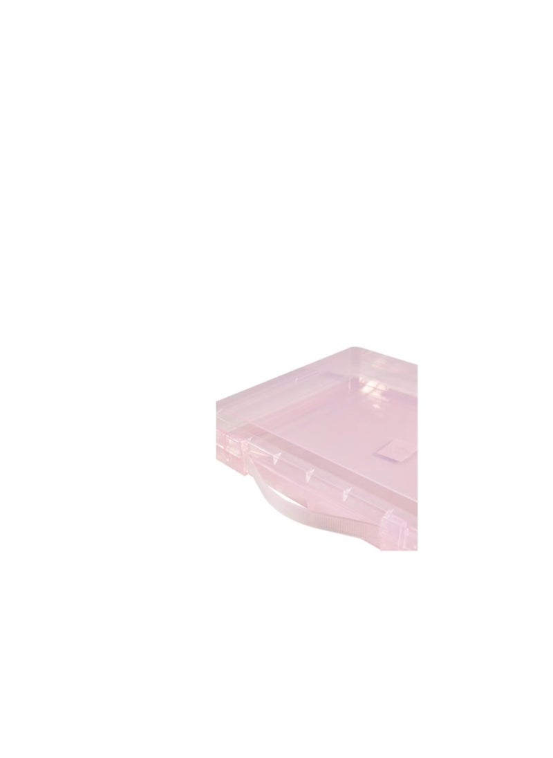 A4 Document File Box with Handle Assorted Color