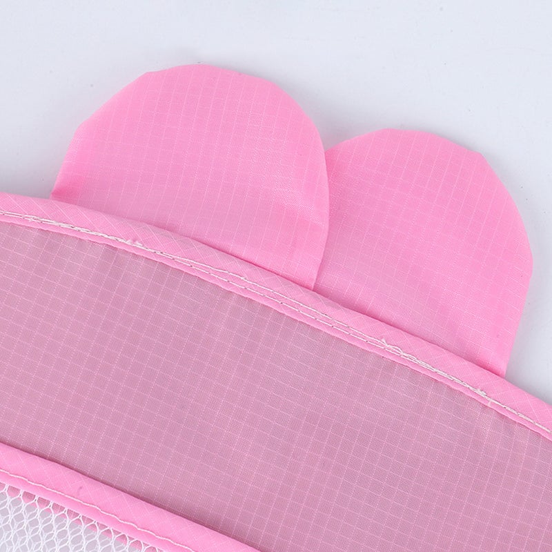 4pcs Toy Storage Net Polyester Water Toys Pouch Kids Bathroom Toys Storage Mesh Shampoo (Random Color，Large Net with Two Cup) - Image 4