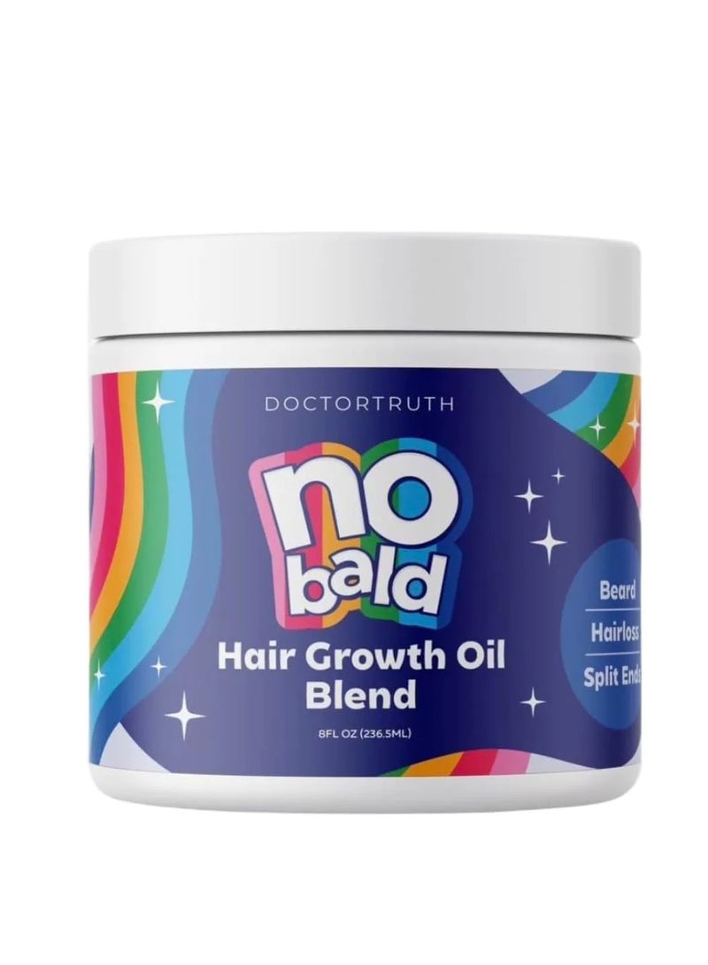 Generic No Bald Hair Growth Oil Blend, Hair Mask For Dry And Damaged Hair, Deep Conditioning Hair Mask, Hair Mask For All Hair Types, Hair Mask For Hair Growth, Hair Repair Mask For Damaged Dry Hair (8oz) - Image 1