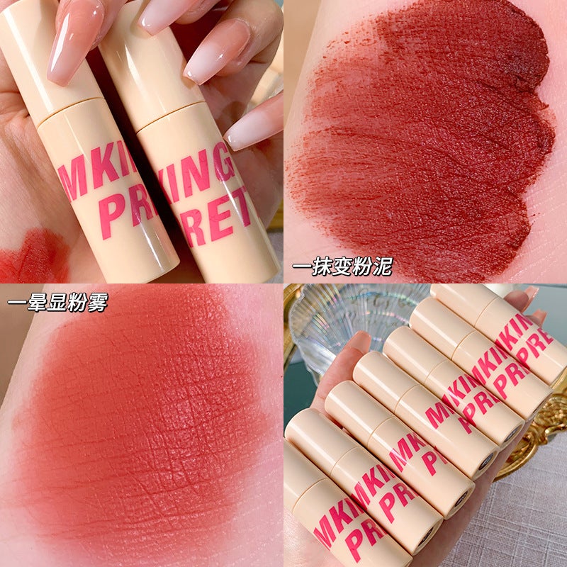 Mk Lip Glaze Mousse Velvet Long-Lasting And Easy To Color Enhances Complexion Lipstick Lip Lip Mud Student Lip Gloss Soft Mist Popular - Image 4