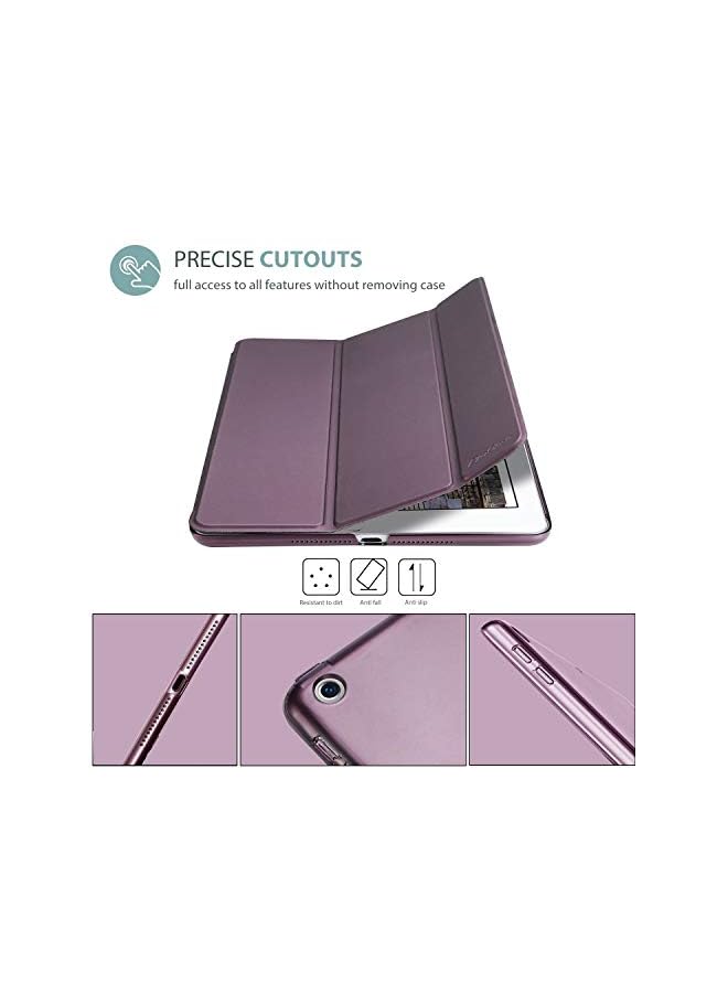Procases iPad 9.7 Case (Old Model) 2018 iPad 6th Generation / 2017 iPad 5th Generation Case - Ultra Slim Lightweight Stand Case with Translucent Frosted Back Smart Cover for iPad 9.7 Inch –Purple - Image 3