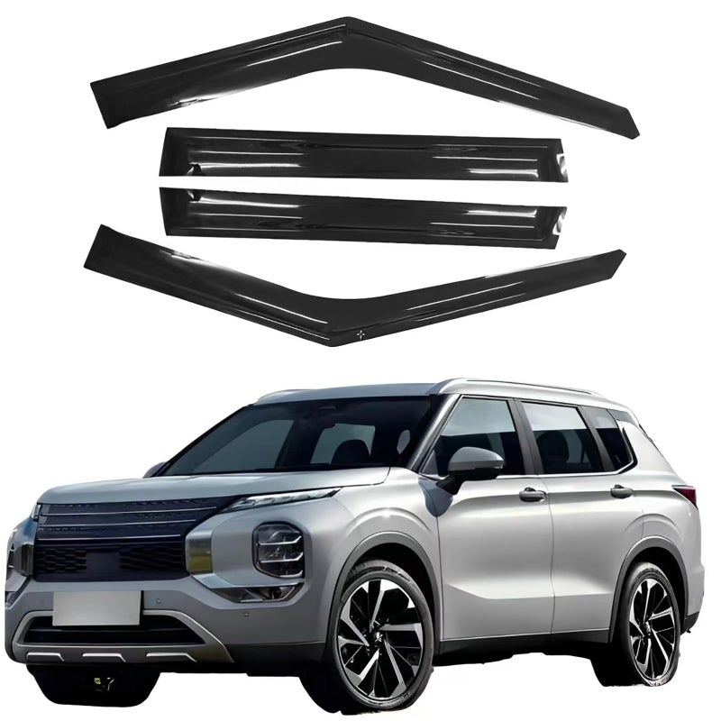 DYRDINSHOW Window Visor Compatible with 20222023 Mitsubishi Outlander Wind Deflector Rain Guards Sunshades