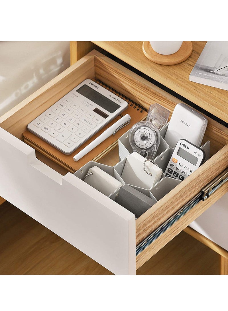 Drawer Organizer Divider Honeycomb Separator Adjustable for Ties, Underwear, Cosmetics and Jewelry, Sock, (Pink) - Image 3