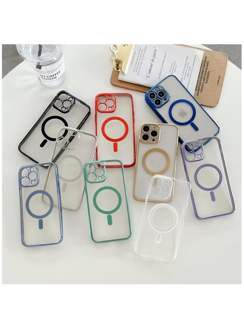 JAJEEK iPhone 12 Pro Max Case, Ultra-Thin Shockproof and Anti-Yellow Protective Cover, Magnetic Phone Cover - Image 4