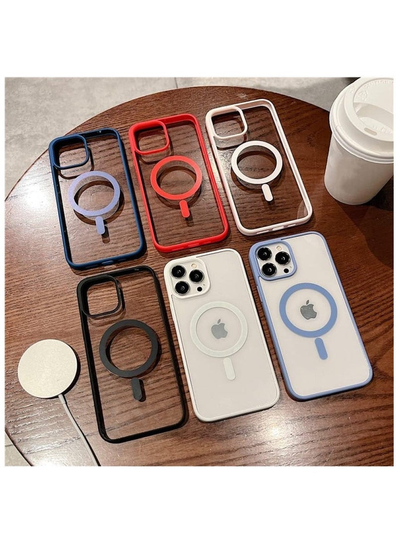 JAJEEK iPhone 12 Pro Max Case, Ultra-Thin Shockproof and Anti-Yellow Protective Cover, Magnetic Phone Cover - Image 2