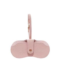 Generic Leather Glasses Case Holder Eyewear Bag Portable Slim Sunglasses Organizer Pouch with Lanyard Soft Eyeglasses Eyewear Sleeve  - Image 1