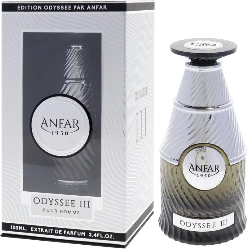 Anfar Odyssee Edition III by Anfar for Men - 3.4 oz Extrait De Parfum Spray - Image 4