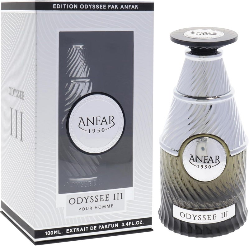 Anfar Odyssee Edition III by Anfar for Men - 3.4 oz Extrait De Parfum Spray - Image 3