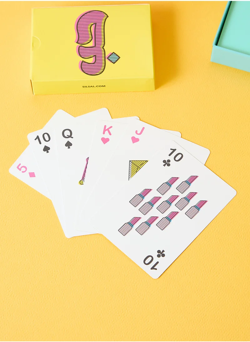 Silsal Hubb Fun SetHubb Playing Cards X 1Hubb Mug X 1H