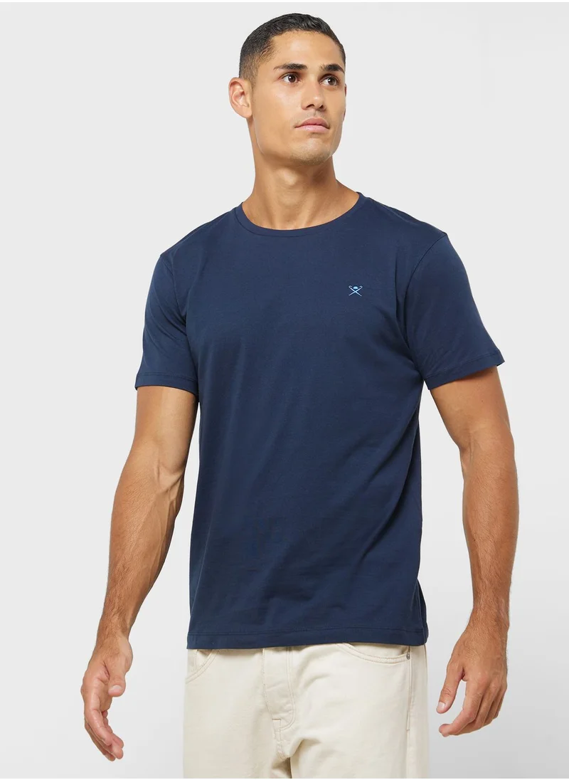 Hackett Logo Crew Neck T-Shirt