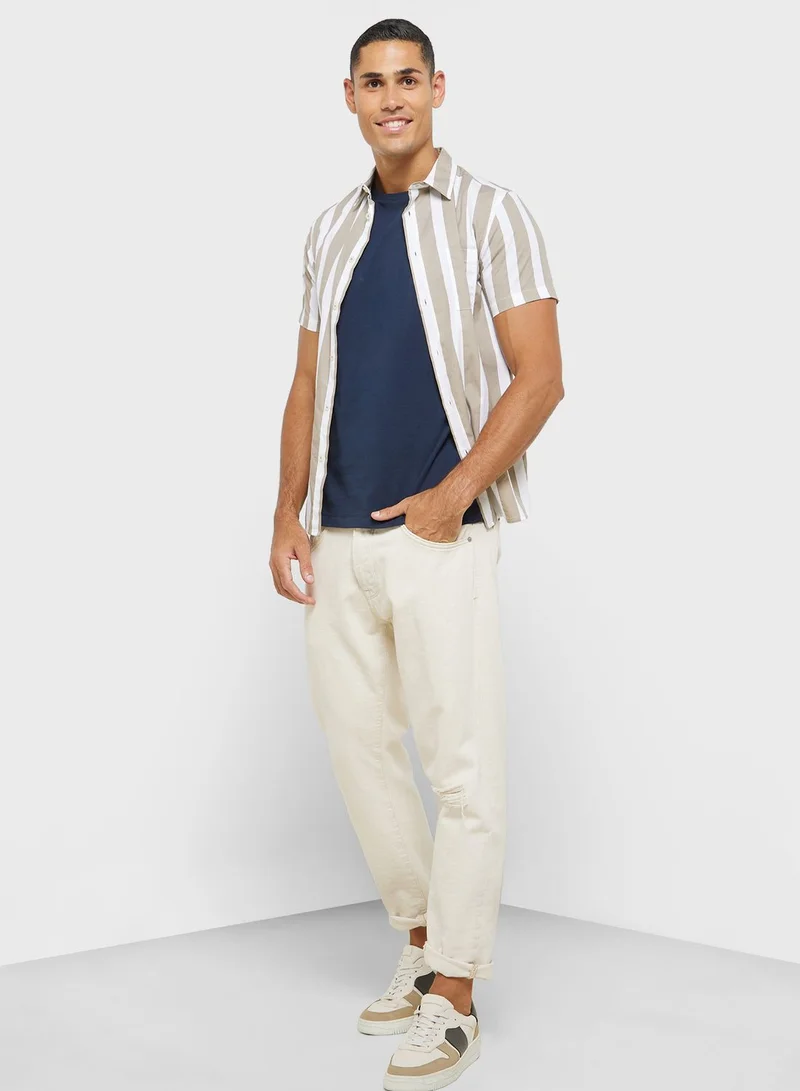 Hackett Logo Crew Neck T-Shirt