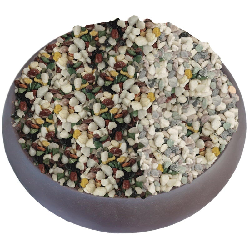 Planterhoma 18 lbs Succulent and Cactus Bonsai Pebbles, 4-6mm Decorative Landscaping Stones Natural Garden Gravel Rocks for Indoor Outdoor Plants Aquariums DIY, and Gardening Top Dressing, Green Zeolite - Image 1