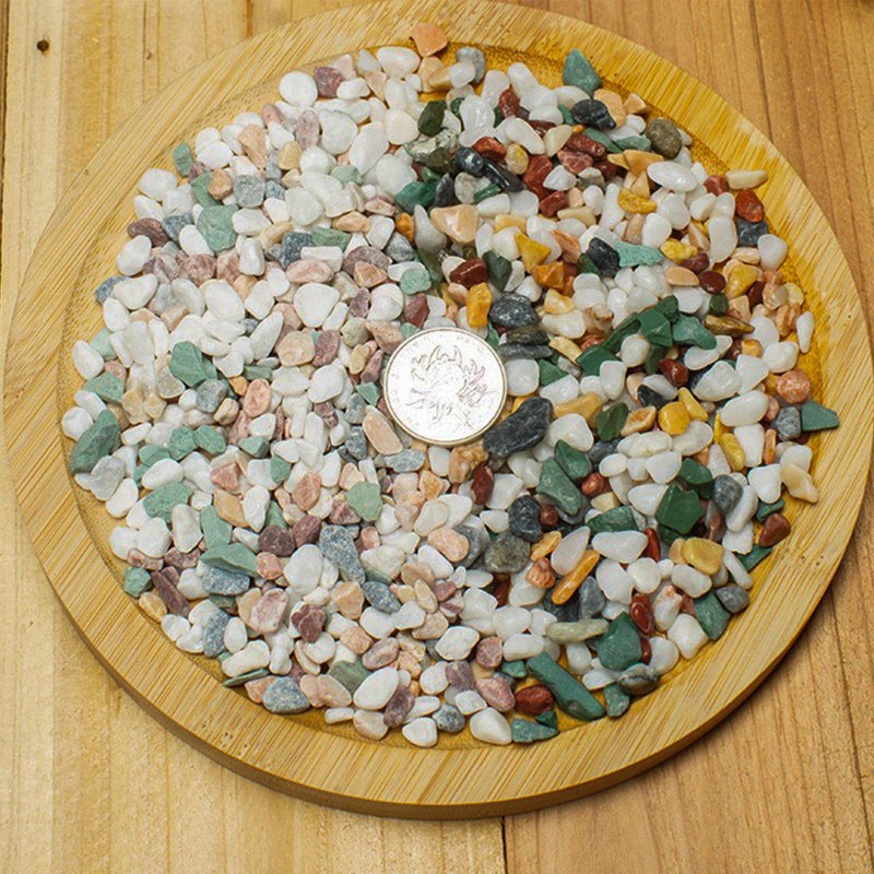 Planterhoma 18 lbs Succulent and Cactus Bonsai Pebbles, 4-6mm Decorative Landscaping Stones Natural Garden Gravel Rocks for Indoor Outdoor Plants Aquariums DIY, and Gardening Top Dressing, Green Zeolite - Image 2