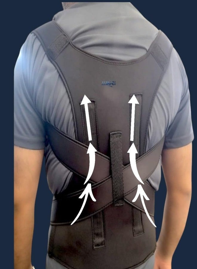 IndianStore4All Posture Corrector Belt for Men & Women | Free Size Unisex premium Back Support Brace for Spine Alignment, Shoulder & Back Pain Relief | Suitable for M, L & XL | Office, Home & Daily Use - Image 1