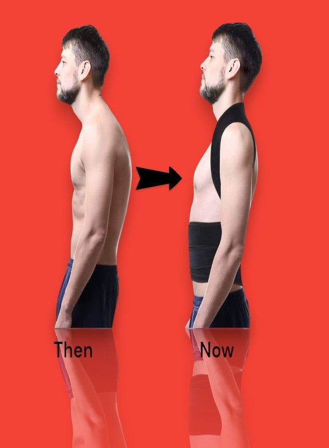 IndianStore4All Posture Corrector Belt for Men & Women | Free Size Unisex premium Back Support Brace for Spine Alignment, Shoulder & Back Pain Relief | Suitable for M, L & XL | Office, Home & Daily Use - Image 4