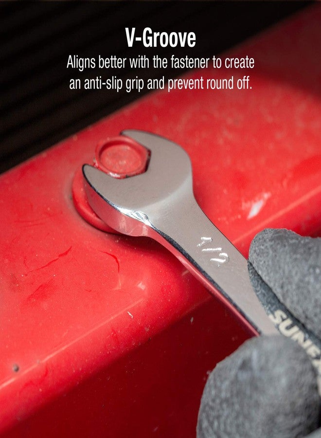 Sunex Tools Sunex 9914A 14 Piece Angle Head SAE Wrench Set (FULL POLISH) CRV - Image 3