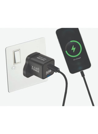GaN II 30W USB-C Charger | PD 3.0 & PPS Fast Charging | Ultra-Compact Design | Super-Fast Charging for iPhone, Samsung, iPad, MacBook Air | Heat-Safe, Travel-Ready – Black - pzsku/Z597B8DA22D5C699F1B0FZ/45/1748498220/fa80439f-c81f-466a-8df8-a442a75fa7ba