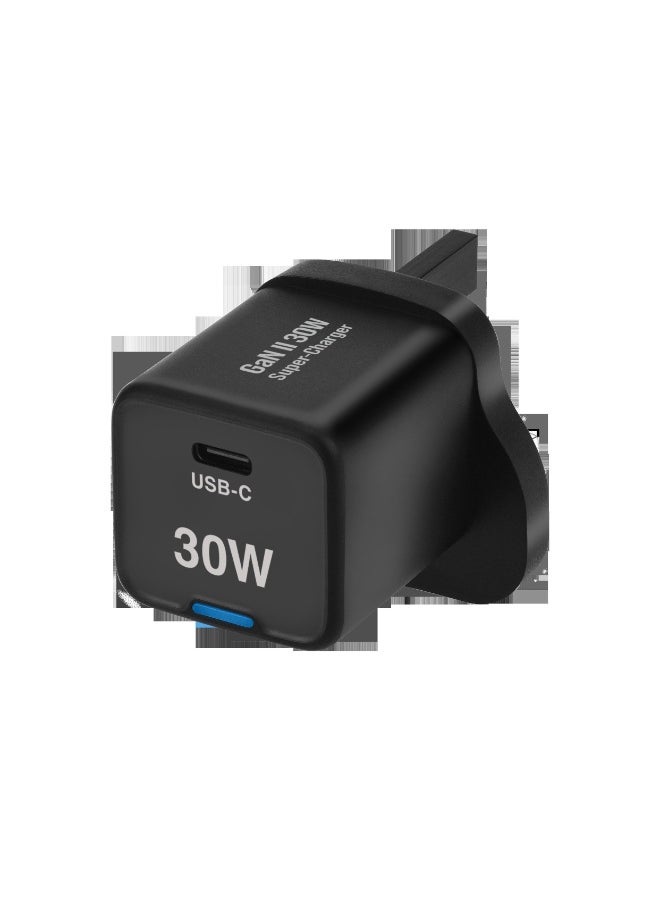 X.Cell GaN II 30W USB-C Charger | PD 3.0 & PPS Fast Charging | Ultra-Compact Design | Super-Fast Charging for iPhone, Samsung, iPad, MacBook Air | Heat-Safe, Travel-Ready – Black  - Image 4