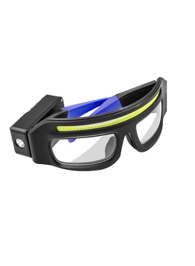 XTE Multifunctional Sensor Glasses Light Type-C Rechargeable Warning Headlamp Compact Portable Safety Glasses Driving Goggles Anti-Fog Light for Men and Women - Image 1