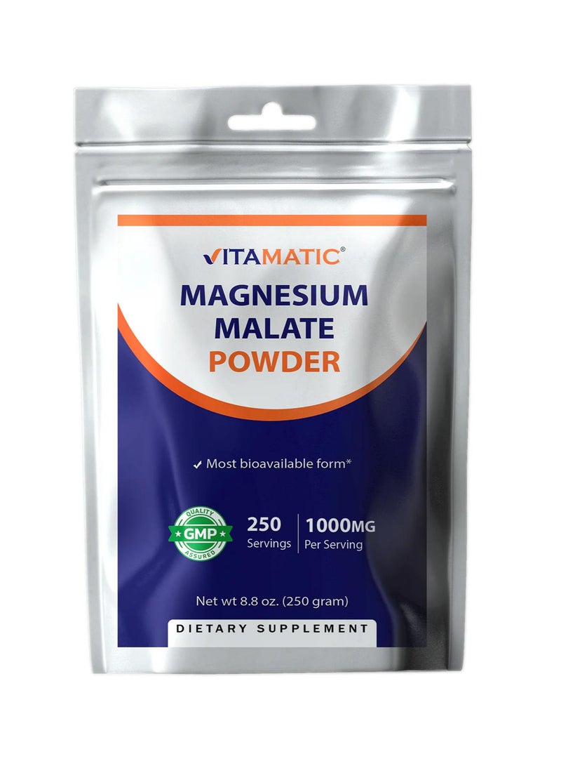 فيتاماتيك مسحوق مالات المغنيسيوم، 8.8 أونصة (250 جم)
