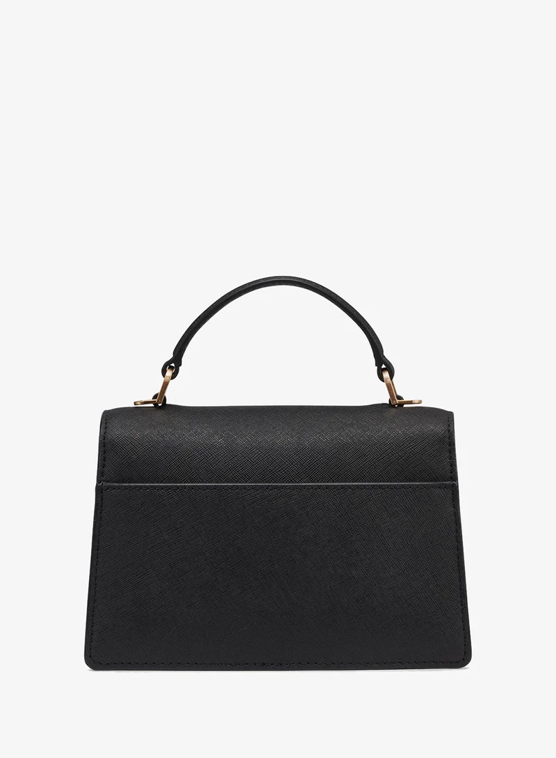 DKNY BLACK Marcia Small Top-handle Satchel for Women | Best Price UAE
