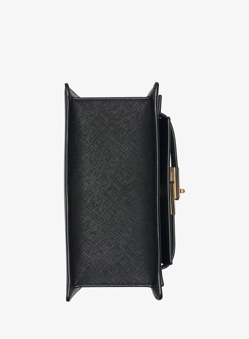 DKNY BLACK Marcia Small Top-handle Satchel for Women | Best Price UAE