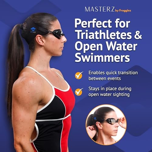 Frogglez Masterz Swim Goggles for Adults & Teens, Anti Fog Mirrored Goggles - Image 4