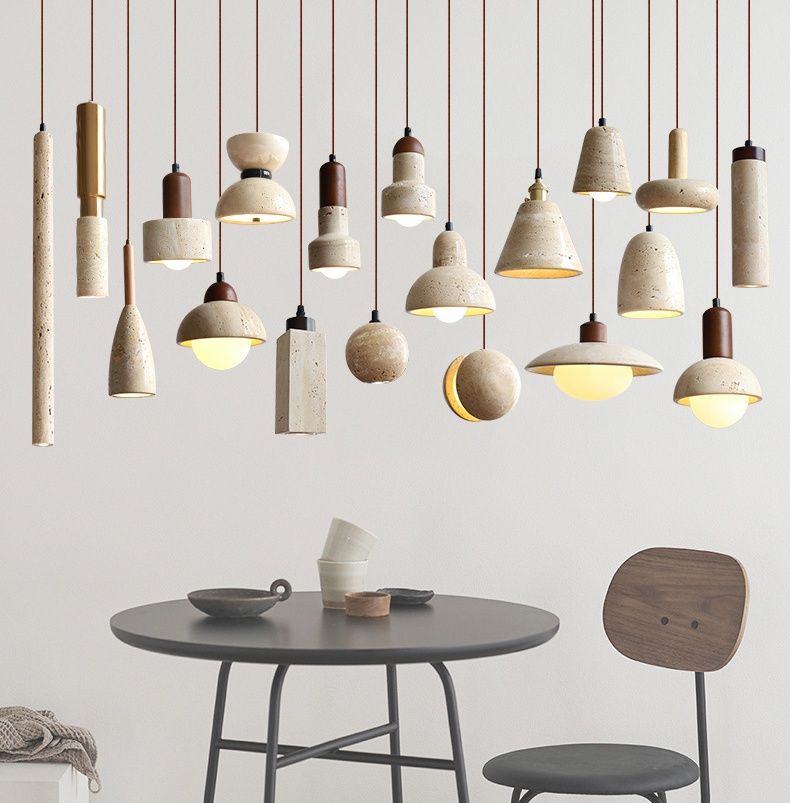 Natural Stone LED Pendant Light - Image 5