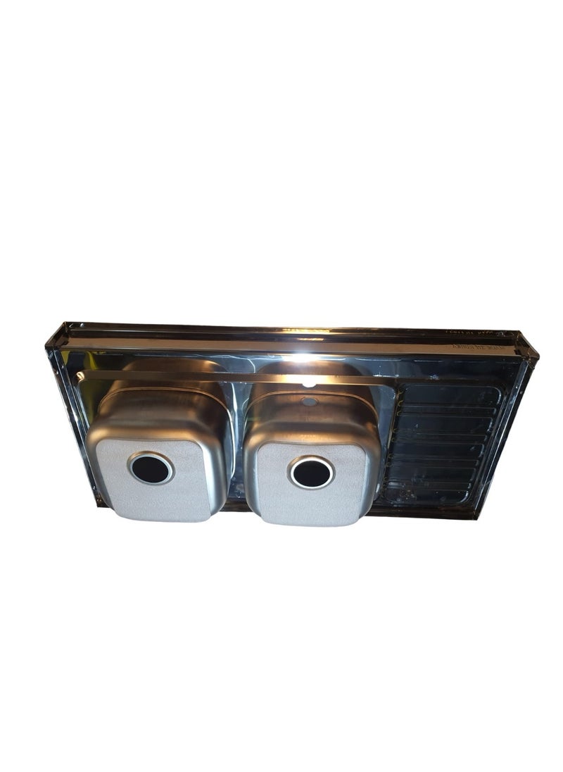 Stainless steel sink 120x55 cm. Korean - pzsku/Z597BD1D1BB9CC278801FZ/45/_/1699961252/bfe7ce87-f5c3-46ea-9078-6c71ab20d963