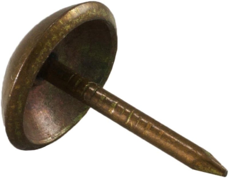 decotacks ® 500 PCS Antique Copper Finish,Upholstery Nails, Furniture Tacks, French Natural, Thumb Tack Push Pin, 7/16" Head Dia [Antique Copper, French Natural] DX0511AC500 - Image 5