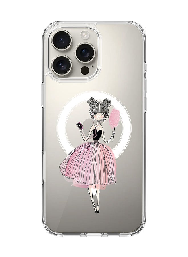 Stylizedd غطاء لجهاز iPhone 16 Pro Max [متوافق مع MagSafe] غطاء مغناطيسي رقيق شفاف - ضائع في الموسيقى - Image 1