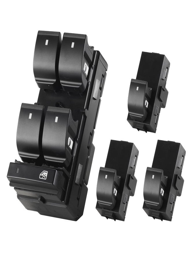 SOAESCN Power Window Switch Driver Side & Passenger Window Switch for 2007-2013 Chevy Silverado GMC Sierra 1500 2500 3500, 2009-2017 Traverse Acadia, 2008-2011 HHR Door Lock Switch Button, 20945129, 25789692 - Image 1