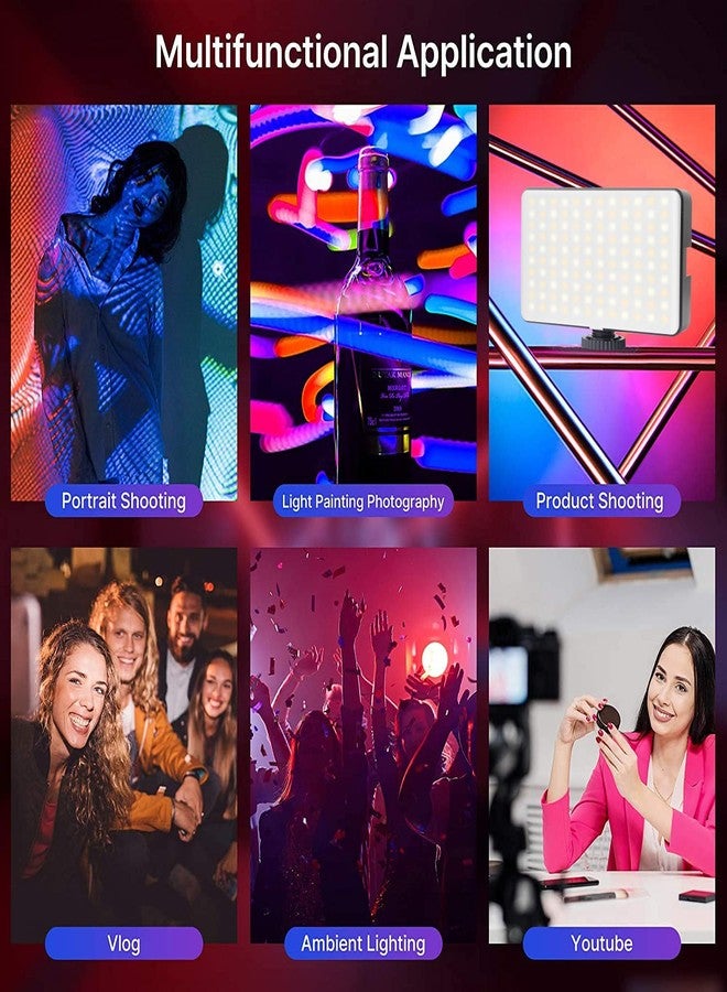 Zomei RGB Fill Light,High Power Rechargeable Clip Video Conference Fill Light with Front & Back Clip, Adjusted 3 Light Modes for Phone, iPhone, Android, Tablet, Laptop, for Vlog,TikTok,Makeup,Selfie - Image 5